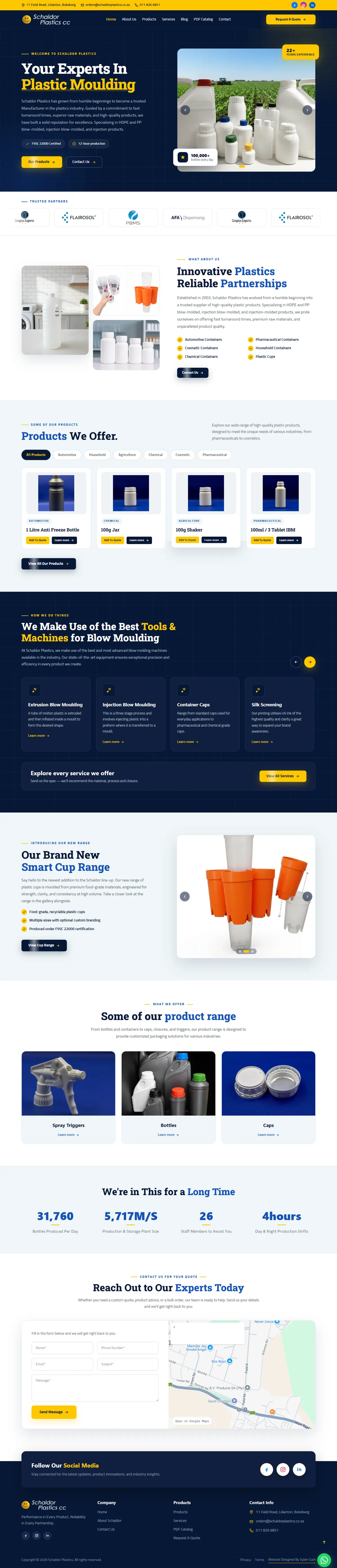 Schaldor Plastics website