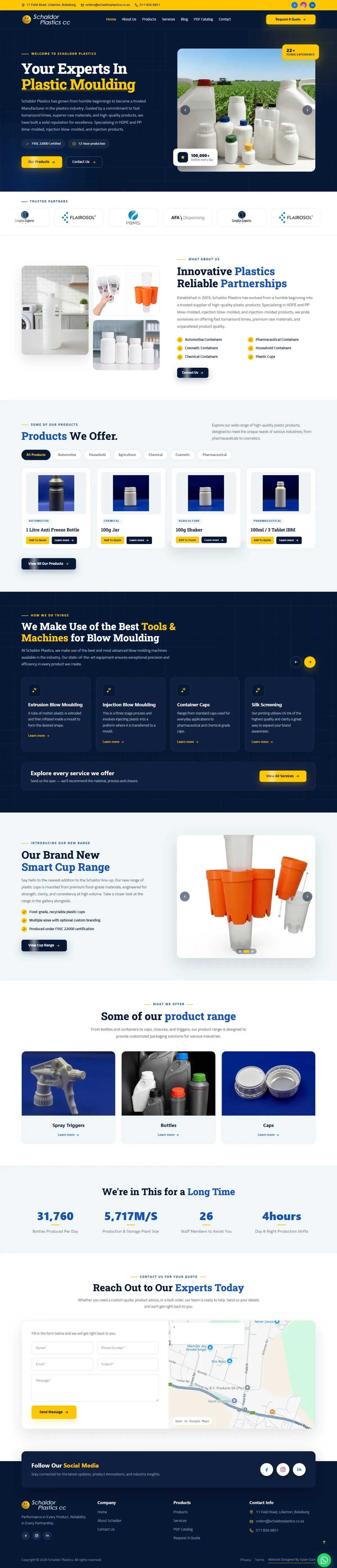 Schaldor Plastics website